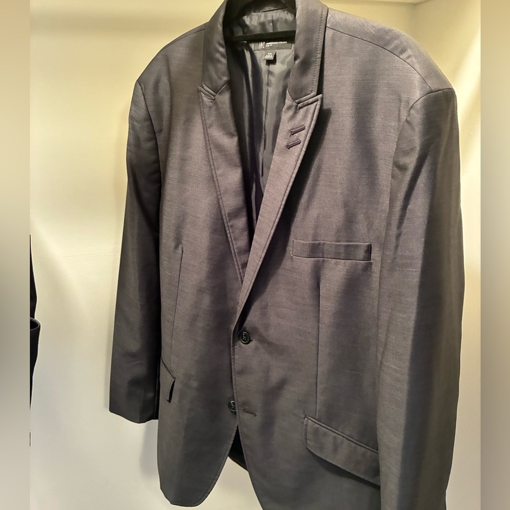 INC International Concepts Dark Gray Blazer